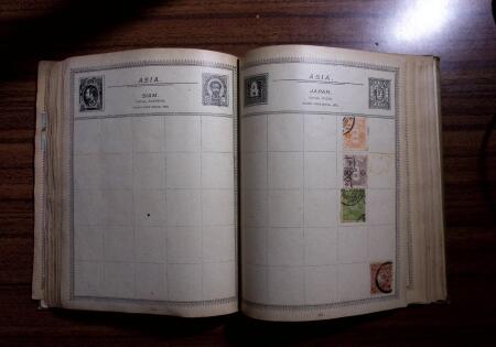 1850-1990, Small estate in various albums and boxes,