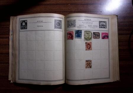 1850-1990, Small estate in various albums and boxes,