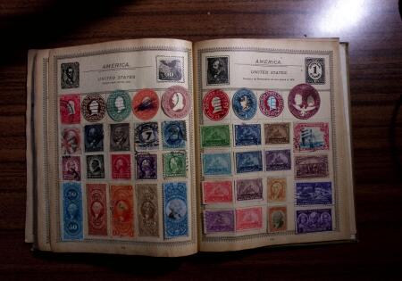 1850-1990, Small estate in various albums and boxes,