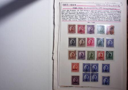 1850-1990, Small estate in various albums and boxes,