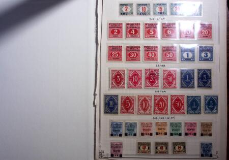 1850-1990, Small estate in various albums and boxes,