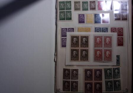 1850-1990, Small estate in various albums and boxes,