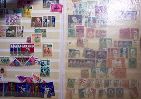 1850-1990, Small estate in various albums and boxes,