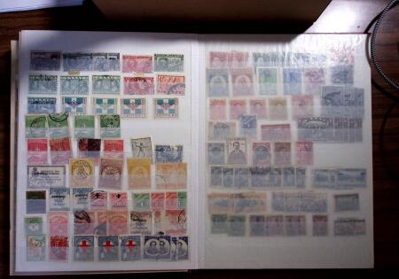 1850-1990, Small estate in various albums and boxes,