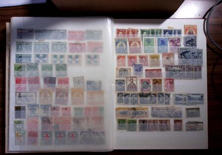 1850-1990, Small estate in various albums and boxes,