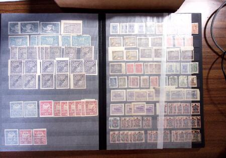 1850-1990, Small estate in various albums and boxes,