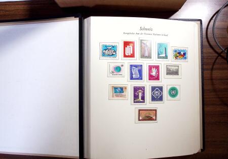 1850-1990, Small estate in various albums and boxes,