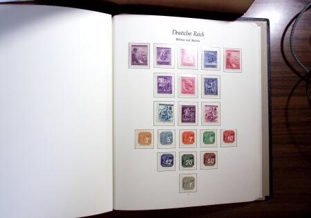 1850-1990, Small estate in various albums and boxes,