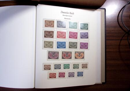 1850-1990, Small estate in various albums and boxes,