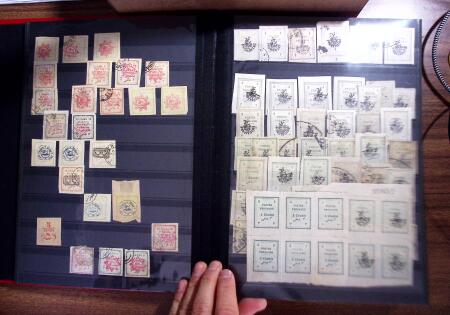 1850-1990, Small estate in various albums and boxes,