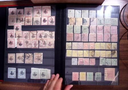 1850-1990, Small estate in various albums and boxes,