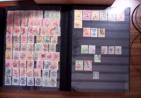 1850-1990, Small estate in various albums and boxes,