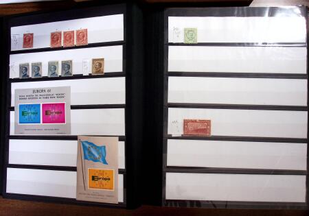 1850-1990, Small estate in various albums and boxes,