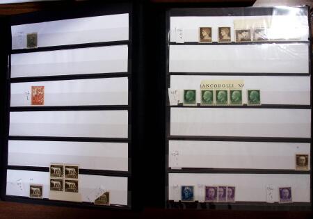 1850-1990, Small estate in various albums and boxes,