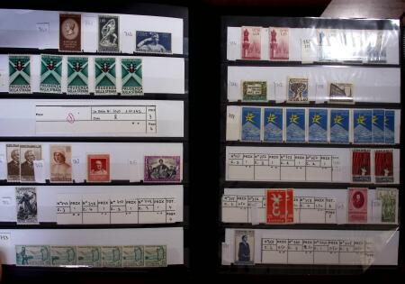 1850-1990, Small estate in various albums and boxes,