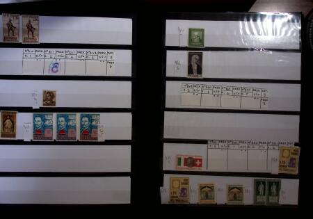 1850-1990, Small estate in various albums and boxes,