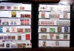 1850-1990, Small estate in various albums and boxes,