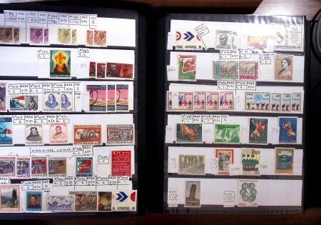 1850-1990, Small estate in various albums and boxes,