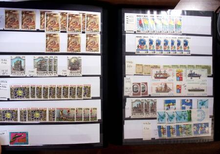 1850-1990, Small estate in various albums and boxes,
