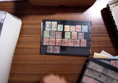 1850-1990, Small estate in various albums and boxes,