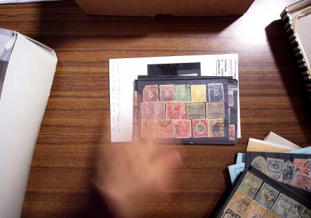1850-1990, Small estate in various albums and boxes,