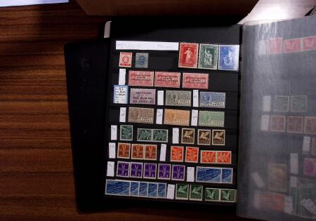 1850-1990, Small estate in various albums and boxes,