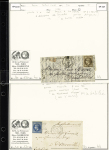 1870-1871, Sélection de 11 BALLONS MONTES sur cartes