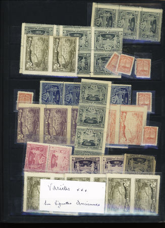 1900, Lot de vignettes de l'Exposition Universelle de
