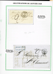 JANVIER 1849, 22 lettres toutes de différentes dates