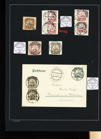 1900-1916, Specialised collection of the German cancellations