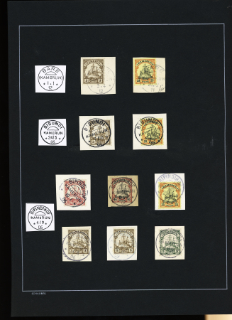 1900-1916, Specialised collection of the German cancellations