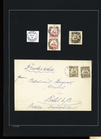1900-1916, Specialised collection of the German cancellations