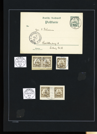 1900-1916, Specialised collection of the German cancellations