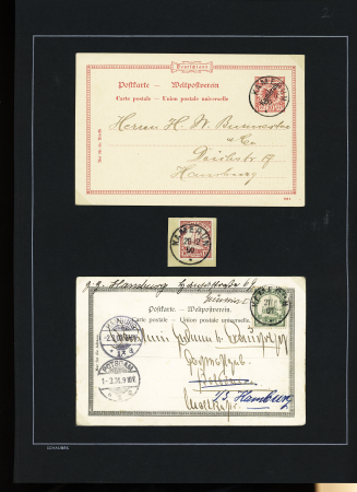1900-1916, Specialised collection of the German cancellations