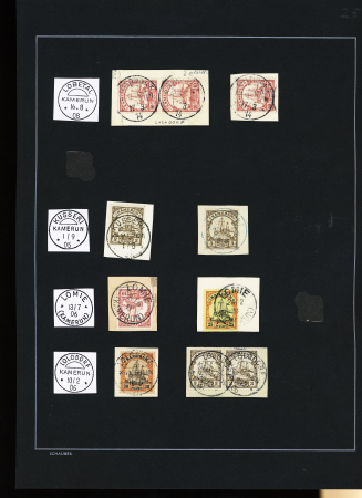1900-1916, Specialised collection of the German cancellations
