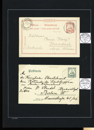 1900-1916, Specialised collection of the German cancellations