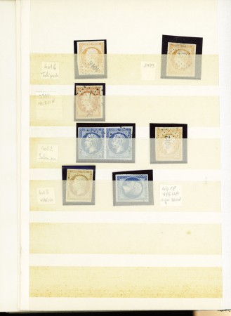 1855-1873, Collection d'oblitérations PC et GC des