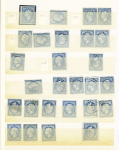 1855-1873, Collection d'oblitérations PC et GC des