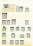 1855-1873, Collection d'oblitérations PC et GC des