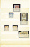 1855-1873, Collection d'oblitérations PC et GC des