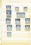 1855-1873, Collection d'oblitérations PC et GC des