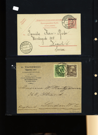 1870-1915, Selection of covers/cards with various cancels