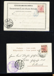 1870-1915, Selection of covers/cards with various cancels