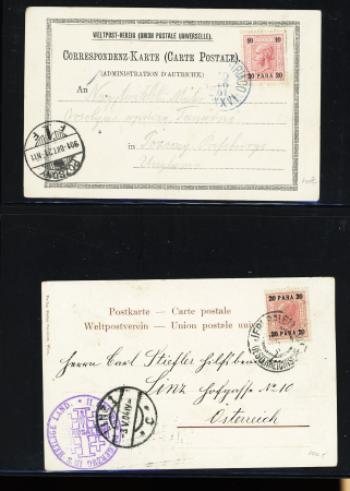 1870-1915, Selection of covers/cards with various cancels