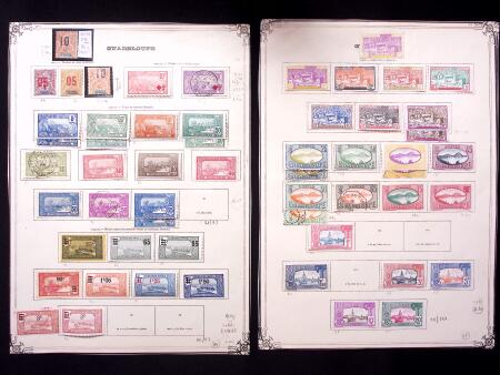 1888-1940 Collection de neufs et d'oblitérés sur