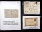 1868-1904 Selection of six covers or cards from the