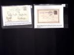 1868-1904 Selection of six covers or cards from the