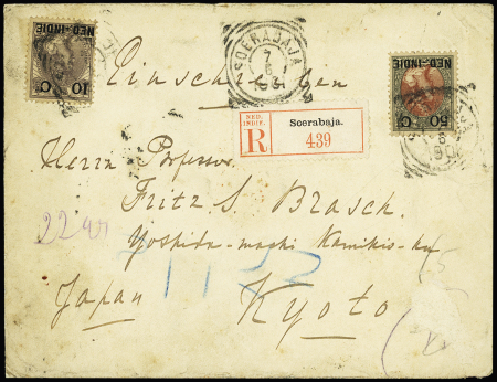 1901-02 INCOMING MAIL, four turn-of-the-century covers