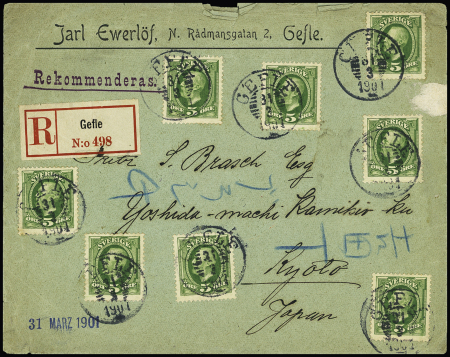 1901-02 INCOMING MAIL, four turn-of-the-century covers