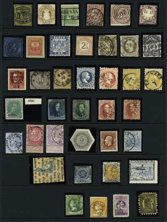 1840-1950, All world chiefly used selection four stockpages